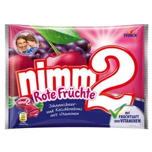 Storck Nimm2 Bonbon Rote Früchte mit Vitamen und Füllung 429g - Picture 1 of 1