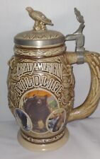 Vintage 1995 Avon "Tribute to American Wildlife" Ceramic Beer Stein
