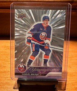 Samuel Bolduc 2023-24 Upper Deck Young Guns Outburst Silver SP RC #209