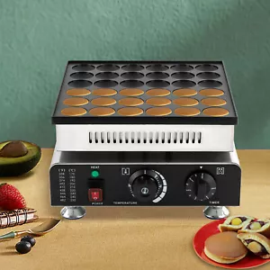 Mini Dutch Pancake Maker Poffertjes-Maschine fur 36 St ck Mini-Rundpfannkuchen - Bild 1 von 16