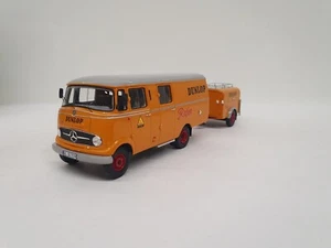 1/43 SUPER RARE MERCEDES-BENZ L319 KASTEN MIT ANHANGER 1961 NEO 96805 - Picture 1 of 7