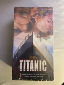 SEALED Titanic VHS 2 Cassette Tapes. Leonardo. Vintage Collectable. 1998 - Picture 1 of 5