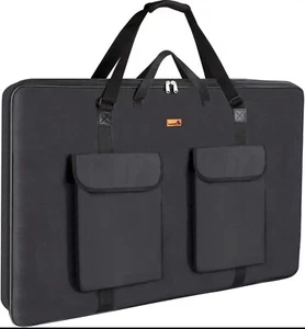 Treochtfun Art Portfolio Case 24 X 36, Artist Portfolio Bag 2K Waterproof Canvas - Picture 1 of 4