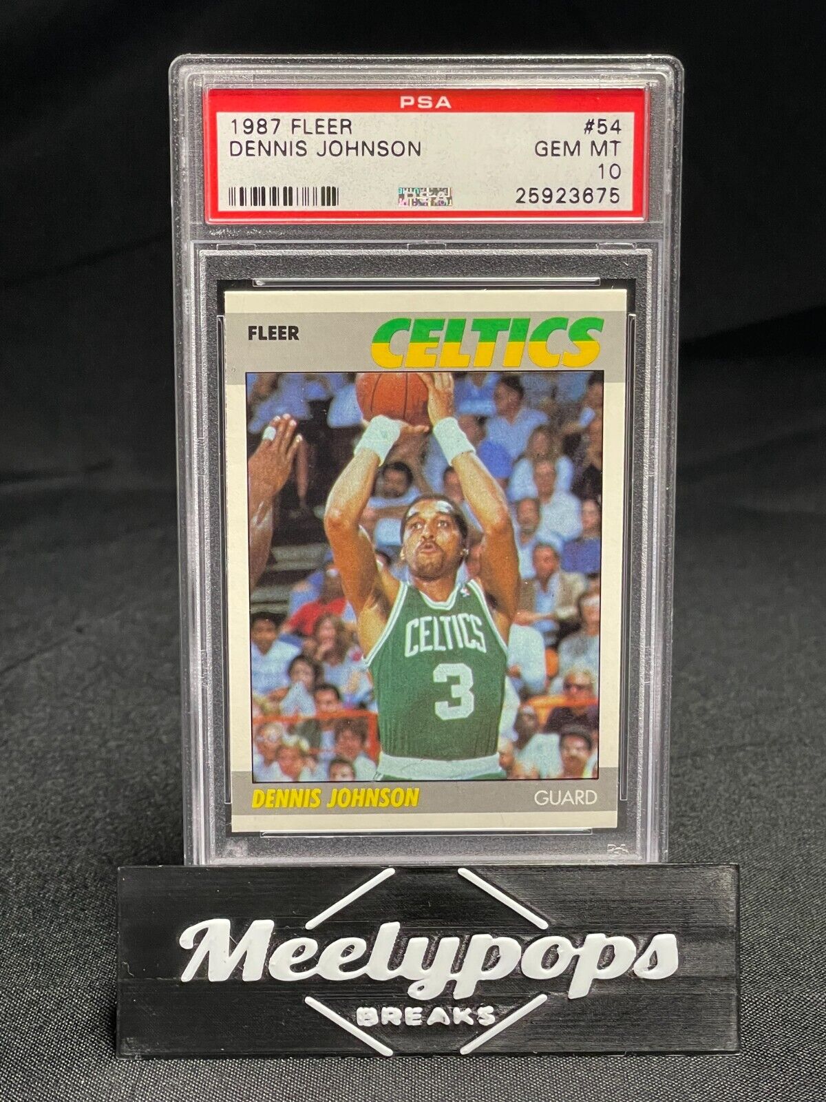 Dennis Johnson 1987 Fleer #54 Boston Celtics PSA 10 GEM MINT