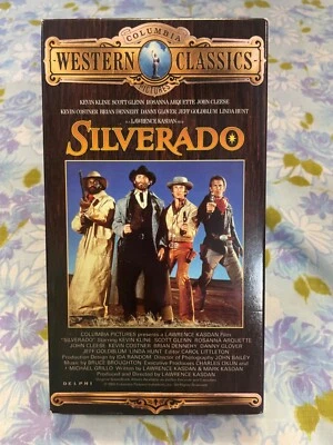 VHS Silverado Kevin Kline Scott Glenn Rosanna Arquette John Cleese Costner Brian - Image 1 of 4
