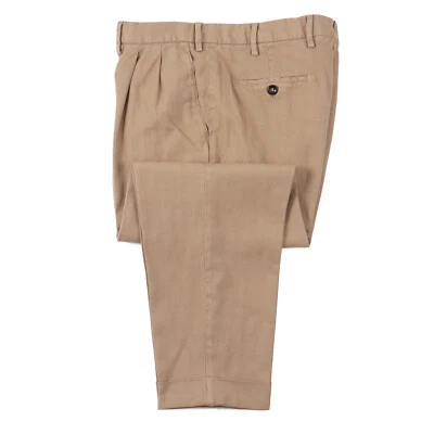 Pantalones Drumohr Longitud Recortada Espiga Algodón y Lino 32 (UE 48) NUEVOS CON ETIQUETAS $312 Foto 1 de 4