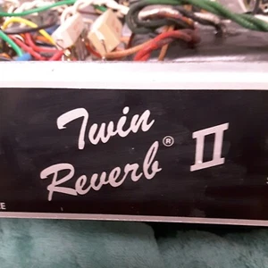 Vintage 1970s Fender Twin Reverb II Guitar Amp Amplifier RETURN LEVEL Knob Dial - Picture 1 of 7