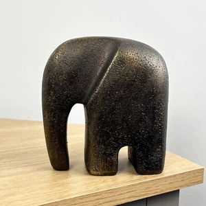 Statuina elefante piccolo ornamenti soggiorno moderno vintage bronzo animale regalo - Foto 1 di 8