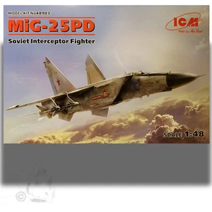 ICM 48903 1/48 MIG-25PD (FOXBAT) SOVIET INTERCEPTOR FIGHTER - Picture 1 of 1