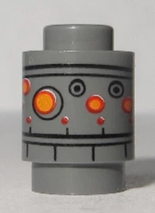 LEGO Minifigure Dark Bluish Gray Head Battle Droid Star Wars IG-88 Robot  Space - Picture 1 of 1