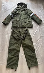Original Russian Army Soldier Winter Uniform Bakhmut Сamo Jacket Pants Patch #1 - Picture 1 of 22