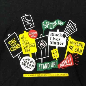 STARBUCKS Size 3X XXXL Employee BLACK LIVES MATTER BLM Shirt Stand Together NEW - Picture 1 of 8