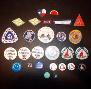 BLUE BIRDS *** Camp Fire *** Lot of 25 Patches & Pins *** # 1 - Bild 1 von 3