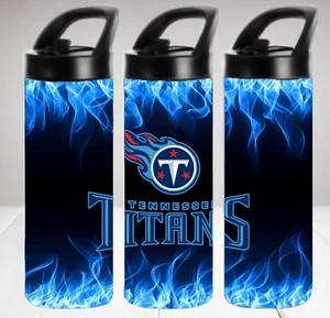 Tennesse Titans Inspired 20 oz Stainless Steel Insulated Water Bottle - Picture 1 of 1