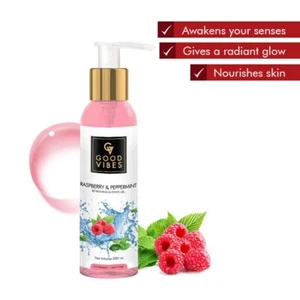 Good Vibes Raspberry & Peppermint Refreshing Shower Gel 200 ml - Picture 1 of 3