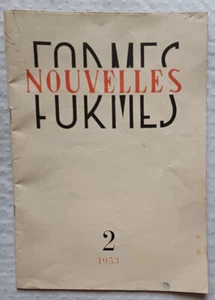 C1 NEUE FORMEN # 2 1953 LUXEMBURG Camille FRIEDEN Architektur - Bild 1 von 2