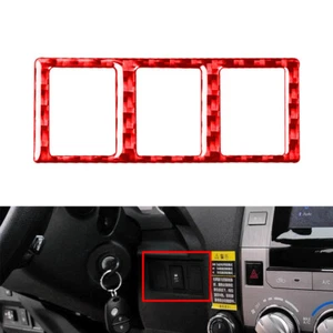Innenmodus-Schalter-Abdeckungs-Verkleidung für Toyota Tundra 2014-2021 Rot Auto - Bild 1 von 9