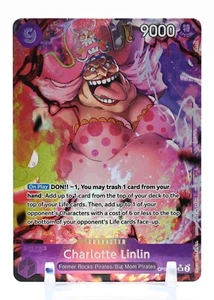One Piece Karte - Charlotte Linlin OP08-069 (SR) Alt Art Two Legends Englisch NM/M - Bild 1 von 2