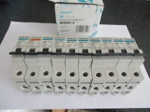 NUEVO NIGLON MCB6B1/MCB6C1 B6 B10 B16 B32 B40 B50 B63 C32 C40 C50 C63 6KA MCB'S - Imagen 1 de 3