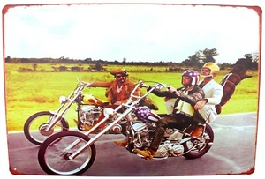 Easy Rider Metal Tin Wall Door Sign Plaque 30 x 20 cm - Picture 1 of 1