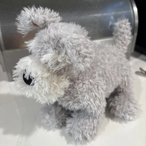 JELLYCAT LAWRENCE Schnauzer Puppy Dog Stuffed Plush Toy 10” - Picture 1 of 6