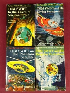 4 VINTAGE 1950s TOM SWIFT HC BOOKS WITH DUST JACKETS VICTOR APPLETON - Picture 1 of 10