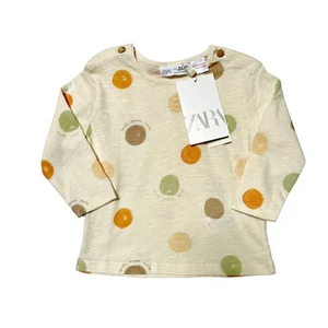 NWT Zara Baby Dot Tee Size 6-9m - Picture 1 of 5