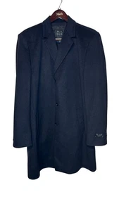Jos A. Bank Men's Top Coat Traditional Fit Single Vent 3-Button Lined  44L NWOT - Picture 1 of 10