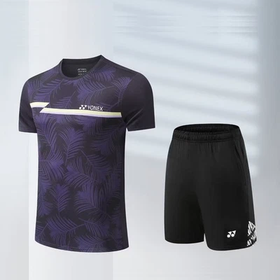 Мужская футболка и шорты YONEX для настольного тенниса бадминтона спортивный набор 25-08135 - Изображение 1 из 4