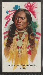 B.A.T.-INDIAN CHIEFS 1930-#20- JOHN YELLOW FLOWER - Picture 1 of 2