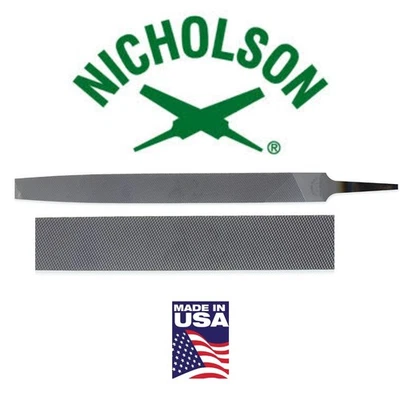 Segunda lima NICHOLSON 6" plana doble corte EE. UU. - 03500N Foto 1 de 4