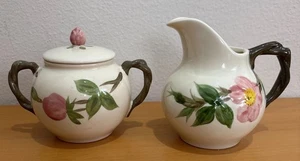 Franziskaner - Vintage Wüstenrose Milchkännchen und Zucker Set mit Deckel - Bild 1 von 11