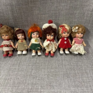 Lote de 6 muñecas Uneeda Pee Wee Wees vintage años 60 enfermera Winn Dixie - Imagen 1 de 5