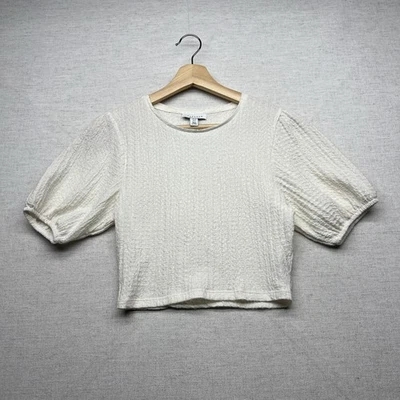 Topshop кружева белый шикарный милый укороченный верхний размер 8 (маленький) - Изображение 1 из 4