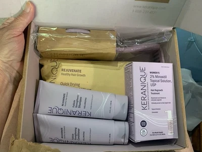 Keranique Complete 7 Piece Hair Rejuvenating Kit New In Box Foto 1 de 3