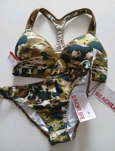 Beachlife 2 Teiler Push Up Bikini 2 Teiler Größe 36 Oberteil & 36 Unterteil - Bild 1 von 9