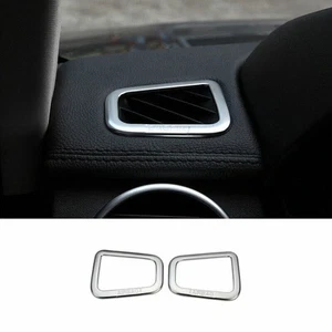 For Range Rover Sport 10-13 Matte Silver Dashboard Side Outlet Vent Panel Covrs - Imagen 1 de 8