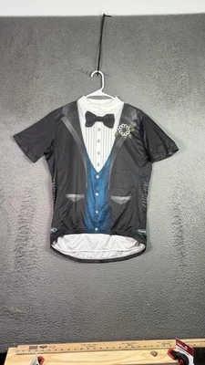 Primal Wear Esmoquin Ciclismo Jersey Camisa Para Hombres Grande Negro Azul Divertido Disfraz Bicicleta Foto 1 de 4