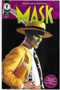 The Mask #1 DARK HORSE COMIC BOOK Bruce Patterson AUTOGRAPH 1994 Jim Carey movie - Bild 1 von 3
