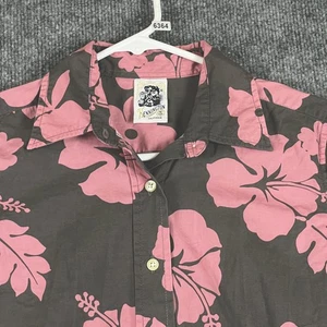 Kennington Shirt Mens Small Floral Hawaiian Button Up Long Sleeve Casual - Picture 1 of 12