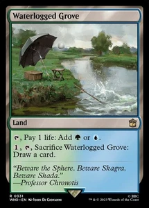 Waterlogged Grove 0331 Non Foil Rare Doctor Who Commander MTG Near Mint - Picture 1 of 1