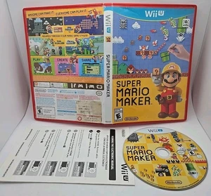 Super Mario Maker Nintendo Wii U Spiel mit Hülle - Bild 1 von 5