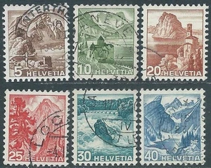 1948 SVIZZERA USATO VEDUTE - US8-9 - Picture 1 of 1