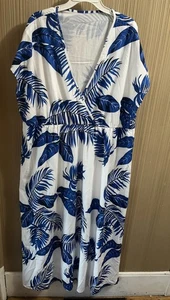 Vestido tropical Shein talla grande para mujer talla 4X - Imagen 1 de 5