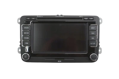 SKODA OCTAVIA II GPS NAVIGATION RADIO NAVI SAT NAV RT5 BLUETOOTH HDD 3T0035680A - Bild 1 von 2