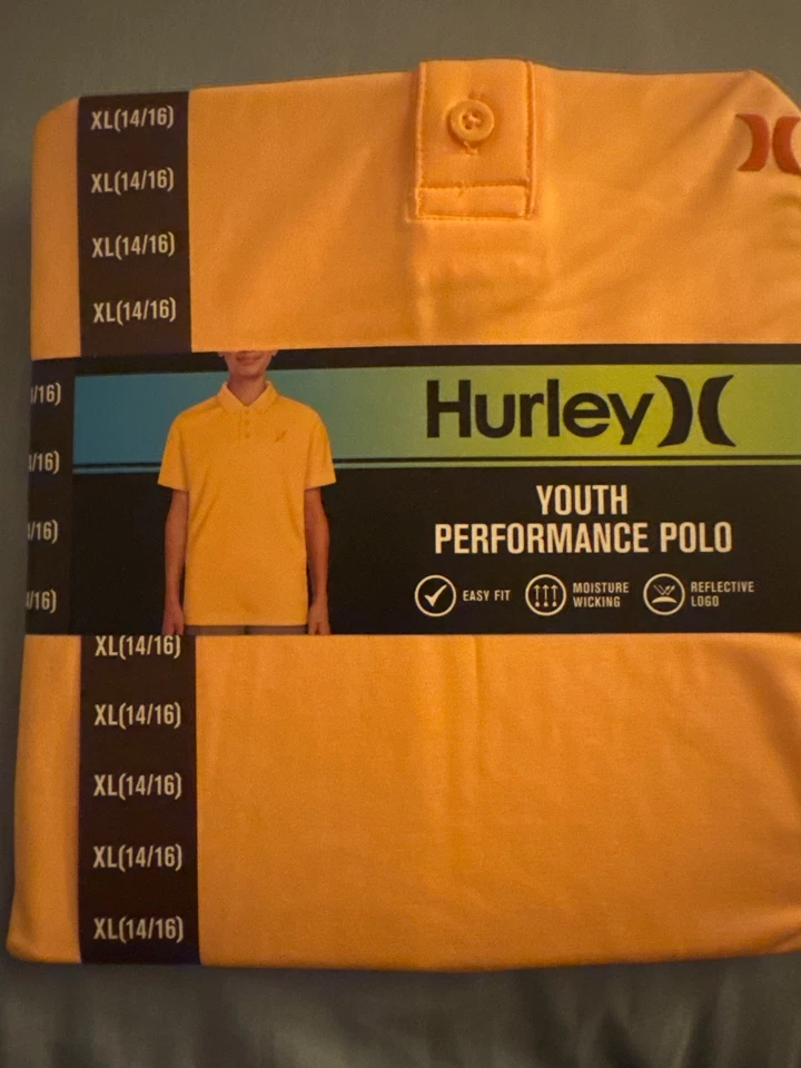 NWT Boys Hurley Polo Shirt Size XL - Image 1 of 1