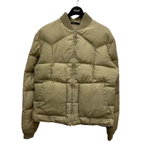 Piumino uomo Schott anni 90 vintage beige taglia M usato - Foto 1 di 9