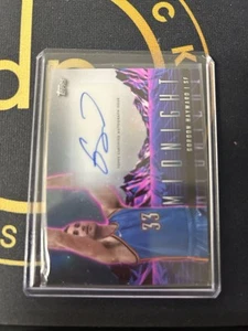 2023-24 Topps Midnight Gordon Hayward Horizon Signatures Auto Thunder - Bild 1 von 2