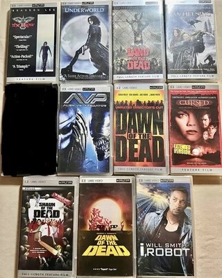 PSP UMD Videos Romero's 1978 Dawn of the Dead, The Crow, Underworld Tested Lot - Image 1 of 4