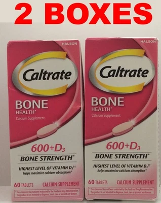 Caltrate 600 + D3 FUERZA ÓSEA calcio vitamina d3 120 comprimidos NUEVO EN CAJA 04/2026 Foto 1 de 4
